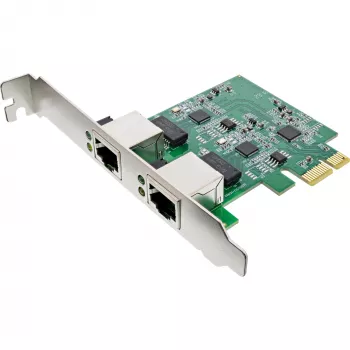 InLine Dual Gigabit võrgukaart, 1x RJ45 2,5 Gb/s, PCIe x1, sh LP kronstein