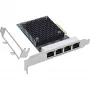 InLine Quad Gigabit võrgukaart, 4x RJ45 2,5Gb/s, PCIe x4, sh madalaprofiililine kronstein