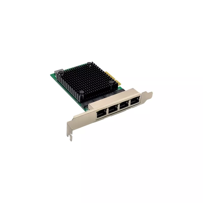 InLine Quad Gigabit võrgukaart, 4x RJ45 2,5Gb/s, PCIe x4, sh madalaprofiililine kronstein