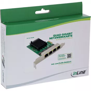 Sisemine Ethernet-võrgukaart InLine 51127B 1000 Mbit/s PCI Express