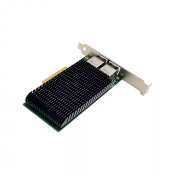 InLine Dual 10-Gigabit võrgukaart, 2x RJ45 10Gb/s, PCIe x8, sis. madala profiili kronsteini