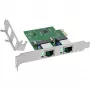 Võrgukaart InLine 51128K Dual Gigabit 2x RJ45 PCIe x1
