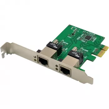 Võrgukaart InLine 51128K Dual Gigabit 2x RJ45 PCIe x1