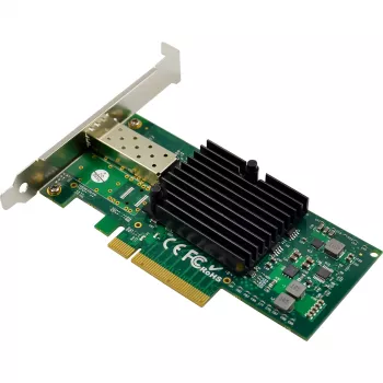 InLine 10 Gigabit võrgukaart, 1x SFP+, PCIe x8, sh madala profiiliga kronstein