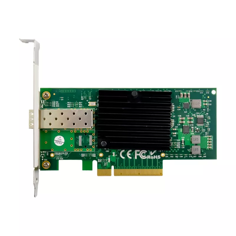 InLine 10 Gigabit võrgukaart, 1x SFP+, PCIe x8, sh madala profiiliga kronstein