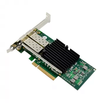 InLine Dual 10 Gigabit võrgukaart, 2x SFP+, PCIe x8, koos LP kronsteiniga