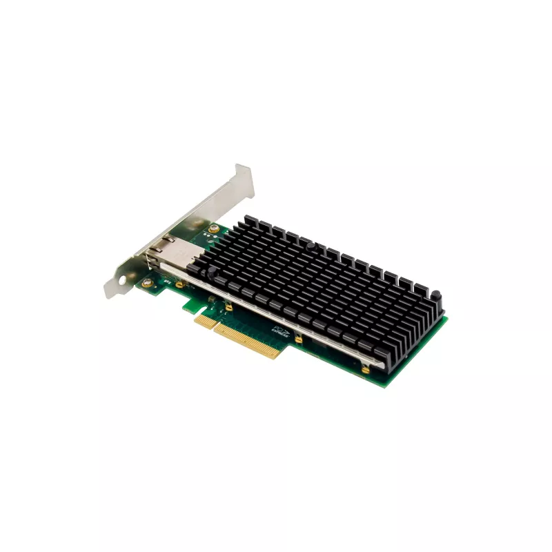 InLine 10-Gigabit võrgukaart, 1x RJ45 10Gb/s, PCIe x8, koos madalaprofiililise kronsteiniga