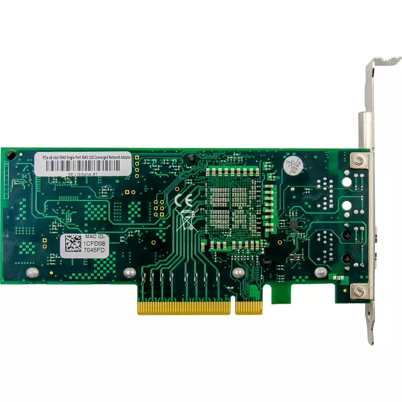 InLine 10-Gigabit võrgukaart, 1x RJ45 10Gb/s, PCIe x8, koos madalaprofiililise kronsteiniga