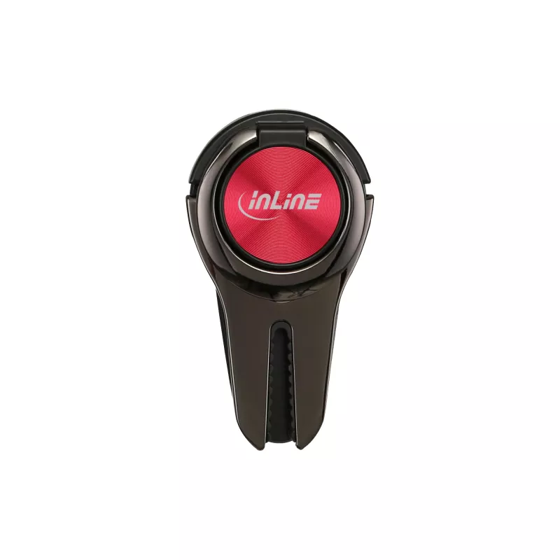 InLine nutitelefoni 3-in-1 autohoidik, alus, sõrmehoidik, punane