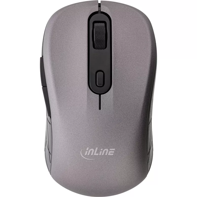 InLine hiir 3-in-1, Bluetooth + 2x 2,4GHz, 5 nuppu, optiline, hall/must