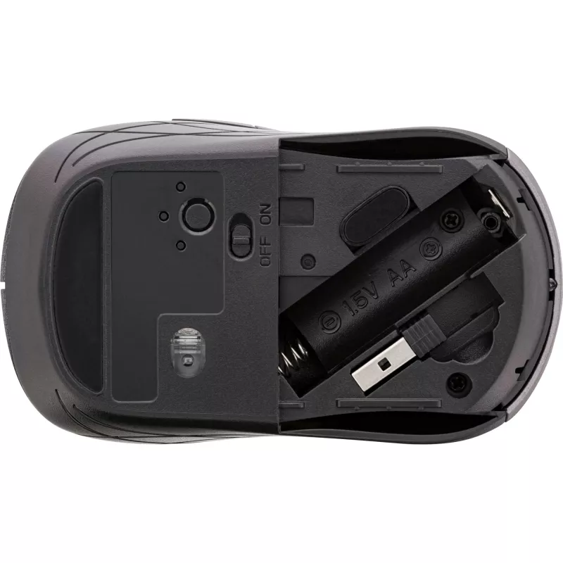 InLine hiir 3-in-1, Bluetooth + 2x 2,4GHz, 5 nuppu, optiline, hall/must