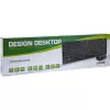 InLine Design lauakomplekt, USB 2,4GHz, max. 1600 dpi, must, SAKSAMAAL