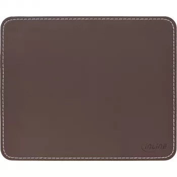 InLine hiir Pad Premium PU Leather 255x220x3mm brown
