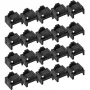 InLine RJ45 pordiblokeerija, 20 blokeerija täitepakend, must