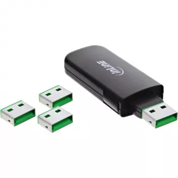 InLine USB-pordiblokeerija, 4-pordiline blokeerija
