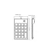 InLine 57161E klaviatuur Universaalne USB Ei Must