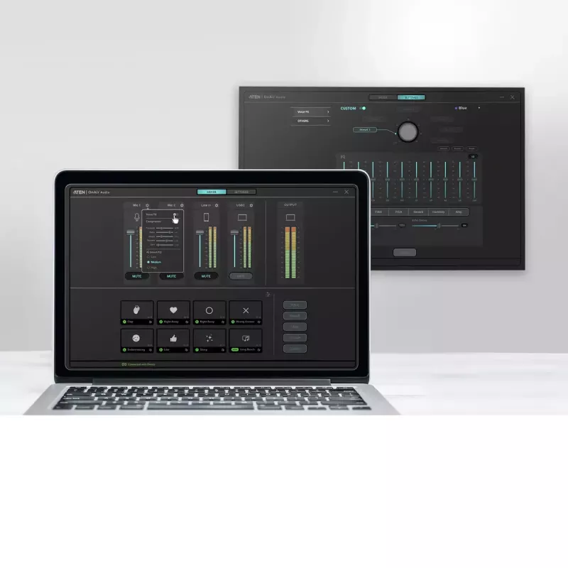 Audio Mixer ATEN MicLIVE 6-CH 6 kanalit 24 bitti 96 kHz