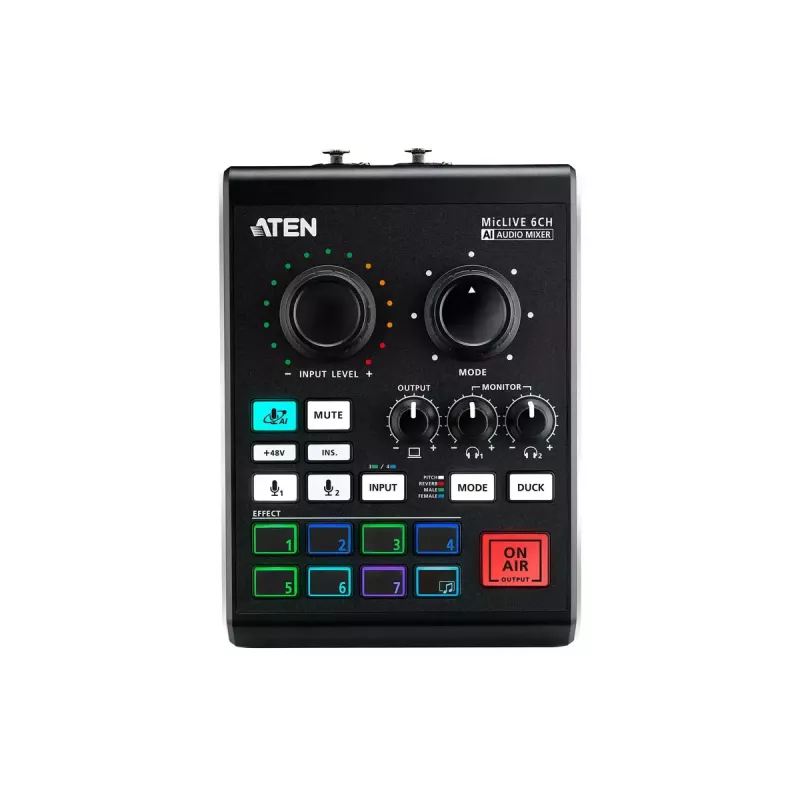 Audio Mixer ATEN MicLIVE 6-CH 6 kanalit 24 bitti 96 kHz