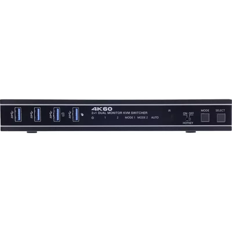 InLine 57885F KVM-lüliti raami paigaldus must