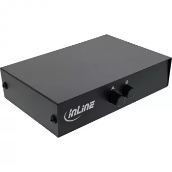 InLine jadalüliti manuaalne 2-pordiline RS232 9-pin Sub-D juhtmega