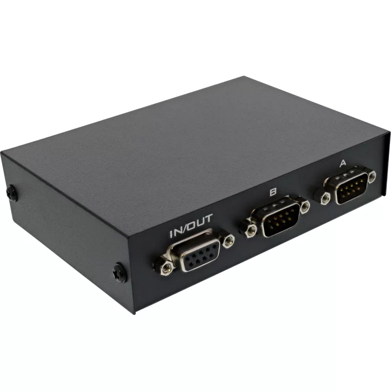 InLine jadalüliti manuaalne 2-pordiline RS232 9-pin Sub-D juhtmega