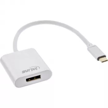 USB-kuvari adapter InLine 64102S USB-C kuni DisplayPort 4K 60 Hz