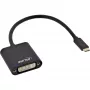 USB Display Converter InLine 64103B USB-C isane DVI emasele