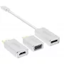 InLine USB-kuvari konverterikomplekt 6-ühes, 4K/60Hz hõbedane