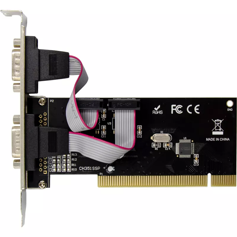 InLine PCI Multi I/O kontrollerkaart 2 DB9 jadaporti