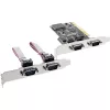 InLine PCI Multi I/O kontrollerkaart 4 DB9 jadaporti