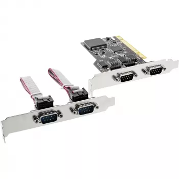 InLine PCI Multi I/O kontrollerkaart 4 DB9 jadaporti