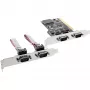 InLine PCI Multi I/O kontrollerkaart 4 DB9 jadaporti