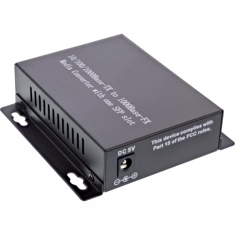 InLine võrgumeediumimuundur 10/100/1000 Mb/s TP–SFP FO, MM, 550 m