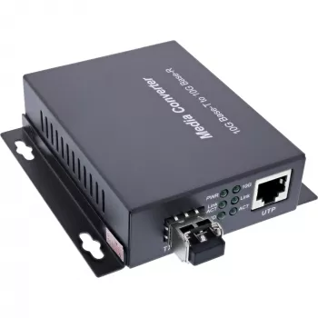 InLine 66659E võrgumeediumimuundur 10000 Mbit/s 850 nm Multirežiimne Must