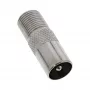Koaksiaaladapter IEC isane antenn F-pistikuga emane InLine 69915D