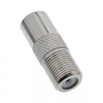 Koaksiaaladapter IEC isane antenn F-pistikuga emane InLine 69915D