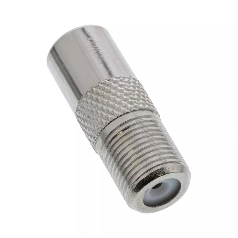 Koaksiaaladapter IEC isane antenn F-pistikuga emane InLine 69915D