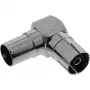 InLine Antenni koaksiaalpistik IEC isane emasele nurga all metallist 69915M