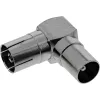 InLine Antenni koaksiaalpistik IEC isane emasele nurga all metallist 69915M