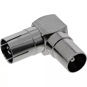 InLine Antenni koaksiaalpistik IEC isane emasele nurga all metallist 69915M
