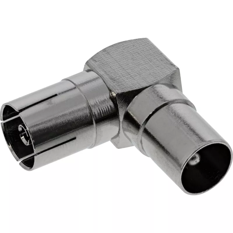 InLine Antenni koaksiaalpistik IEC isane emasele nurga all metallist 69915M