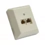 InLine ISDN seinapistikupesa 2x RJ45 emane 2x 8 porti 69988B