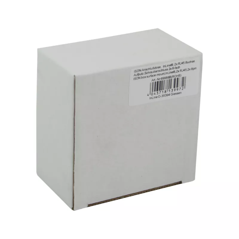 InLine ISDN seinapistikupesa 2x RJ45 emane 2x 8 porti 69988B