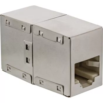 InLine Cat.5e adapter täielikult varjestatud metallist, 2x RJ45 emane-emane otse