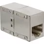 InLine Cat.5e adapter täielikult varjestatud metallist, 2x RJ45 emane-emane otse