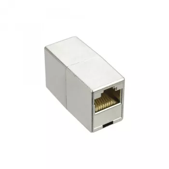 InLine Cat.5e plaastrikaabli ühendaja, 2x RJ45 emane varjestatud otse