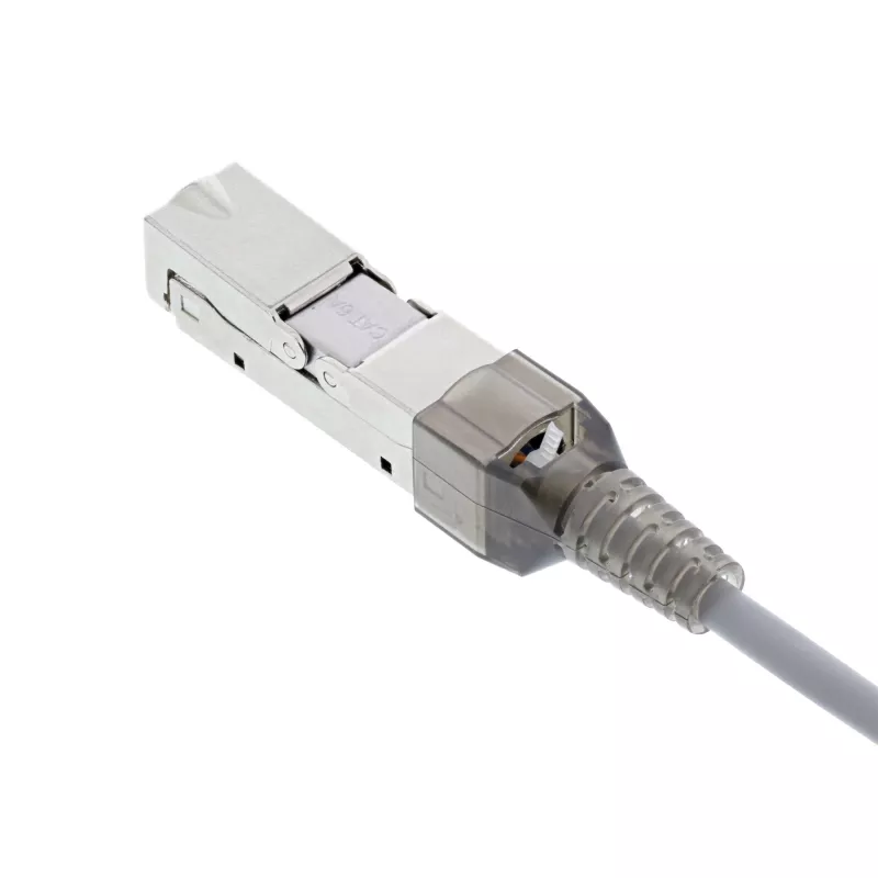InLine kaabel connector Cat.6A, varjestatud, kitsas versioon