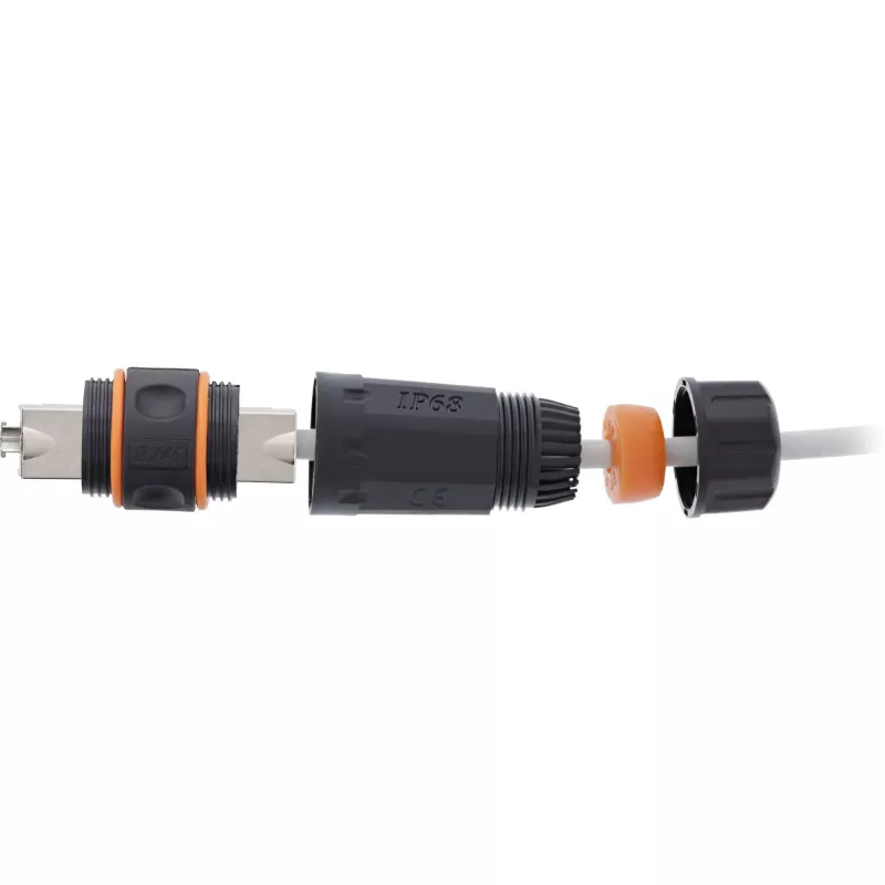 InLine välistingimustes kasutatav pistik Cat.6A veekindel IP68 69992W