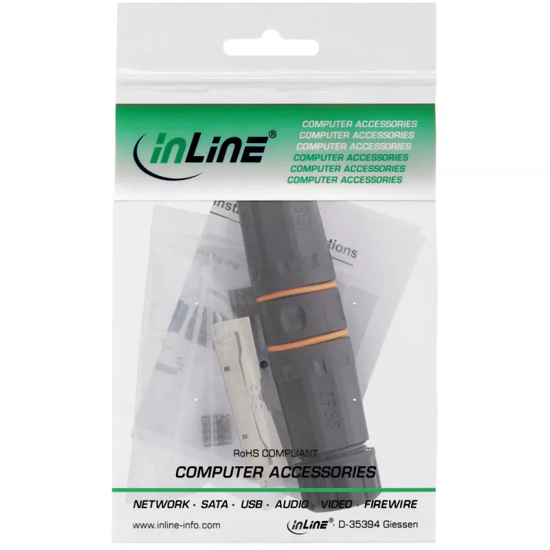 InLine välistingimustes kasutatav pistik Cat.6A veekindel IP68 69992W