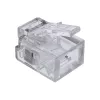 InLine modulaarpistik 6P4C RJ11 pressimiseks ümarkaablile, 10 tk
